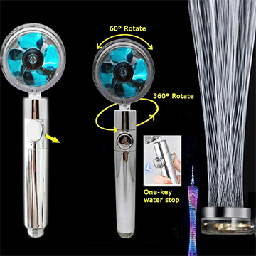 High-Pressure Shower Head Removable