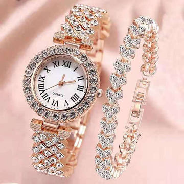 Women's watch with bracelet