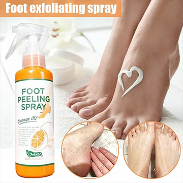 Leg spray and dead skin removal