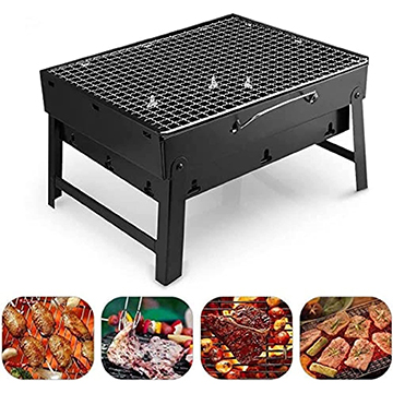 Compact and foldable charcoal grill