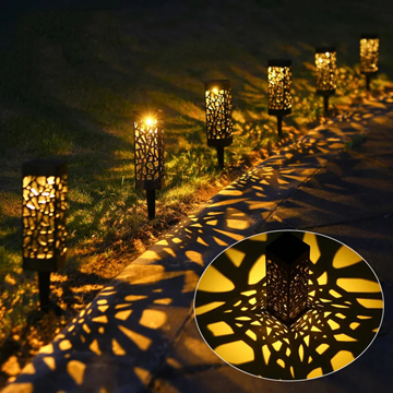 Solar powered garden lights