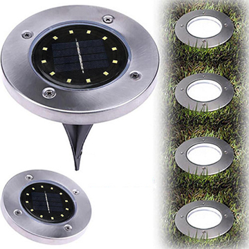 4 pieces of solar powered home lighting