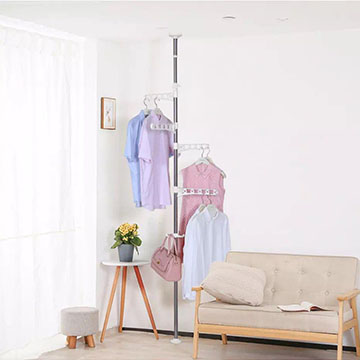 Metal clothes rack