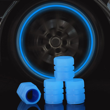 Luminous car wheel screws